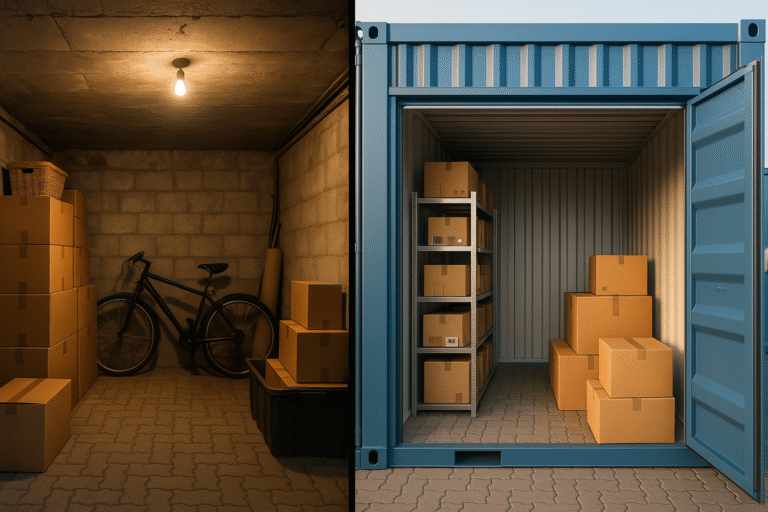 Piwnica czy Self Storage w Sieradzu? Gdzie lepiej przechować swoje rzeczy?